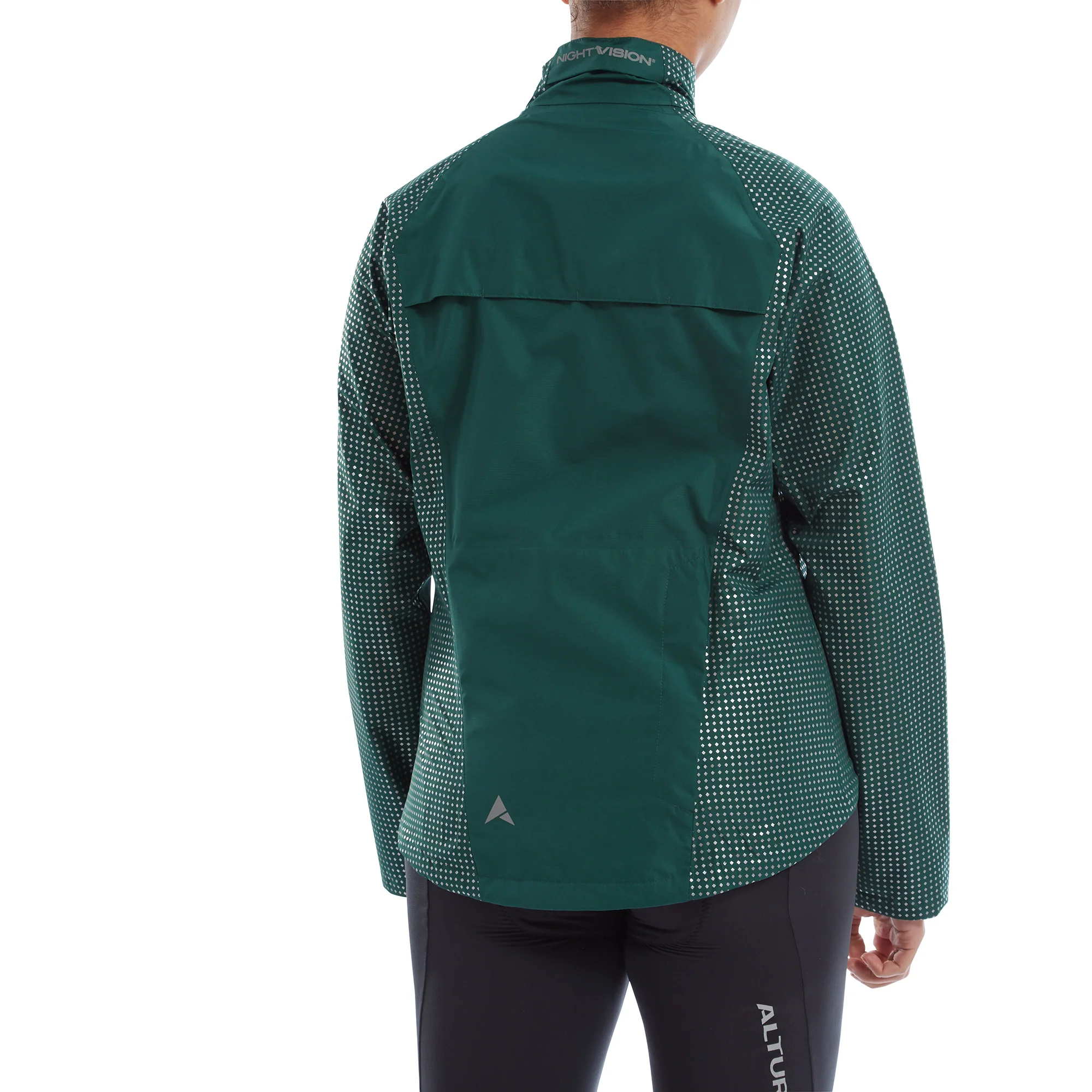 Nightvision Storm Women's Waterproof Cycling Jacket - Image 4